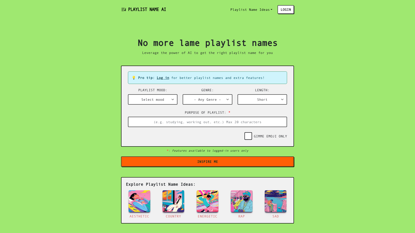 PlayListNameAI