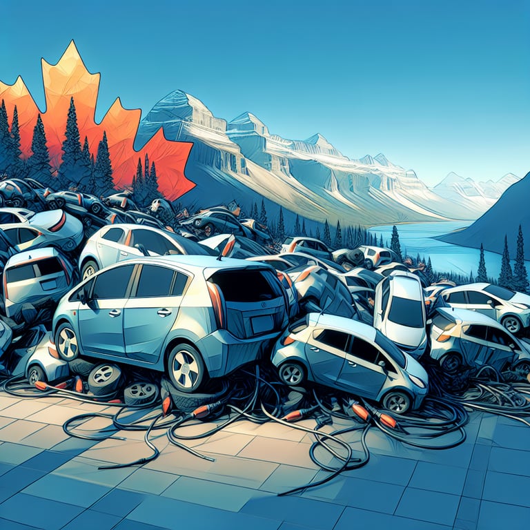 Tesla's Canadian Conundrum: EVs Piled Up After Subsidy Rush!