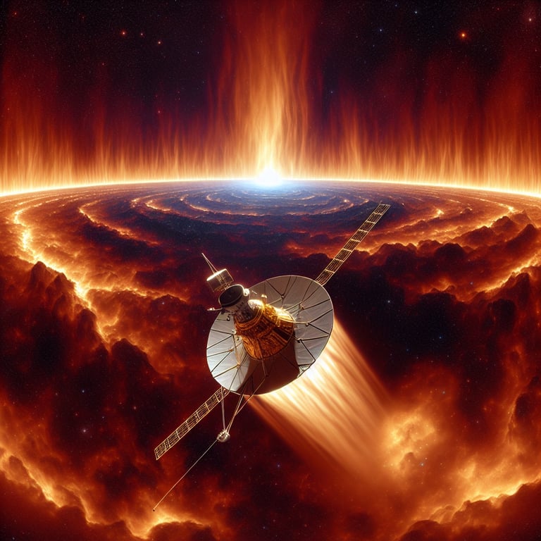 Voyager 1 Unveils Scorching 'Wall of Fire' at Solar System's Edge