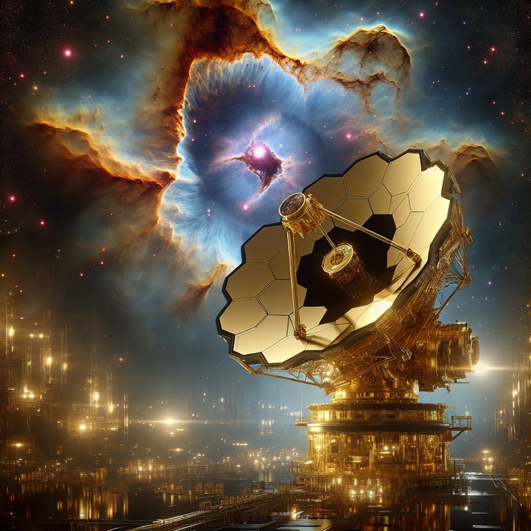 James Webb Space Telescope Unveils Stunning Star Births in Cat's Claw Nebula