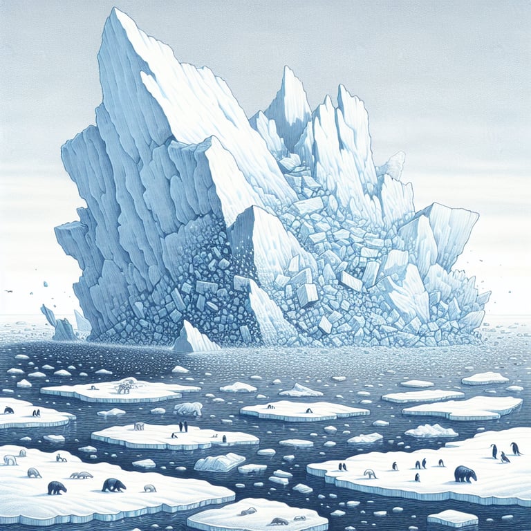 World's Largest Iceberg, A23a, Shatters into Countless Pieces: A Chilly Puzzle Unfolds!