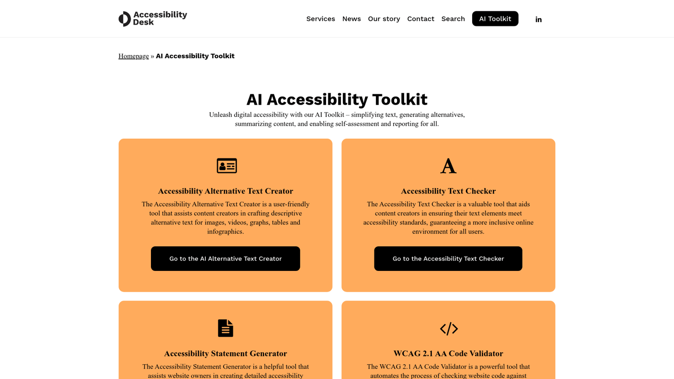 Accessibility Desk