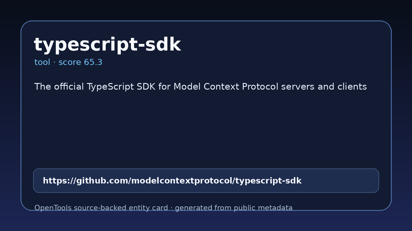 typescript-sdk