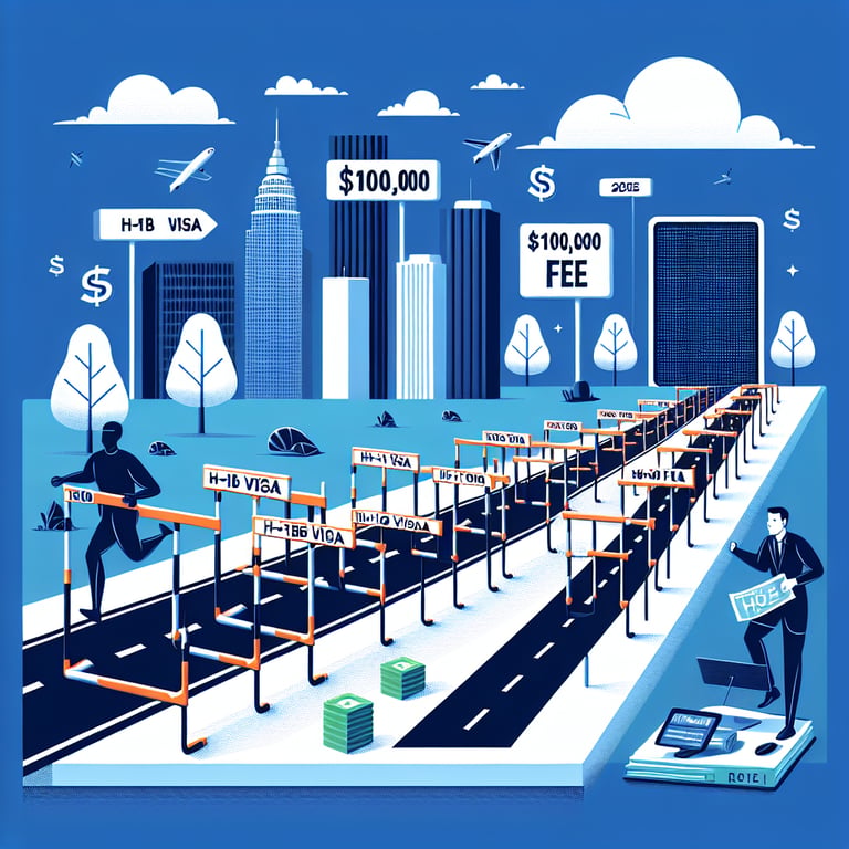 TCS Trails Amazon in H-1B Visa Race: Unpacking the Impacts of a $100,000 Visa Fee in 2025!