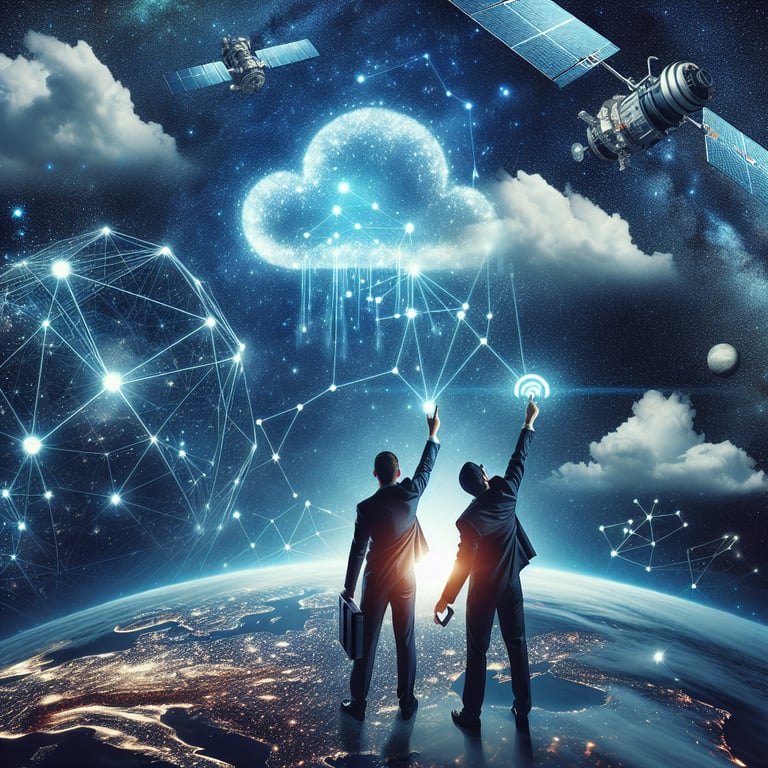 Elon Musk and Jeff Bezos Reach for the Stars with Space Data Centers