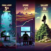 From Layoff to Triumph: Tech Professional Scores 3x Salary in Three Months