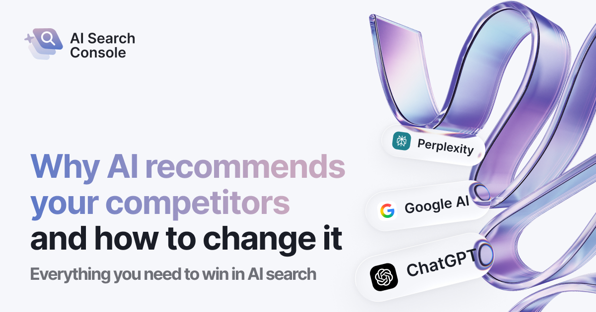 AI Search Console screenshot
