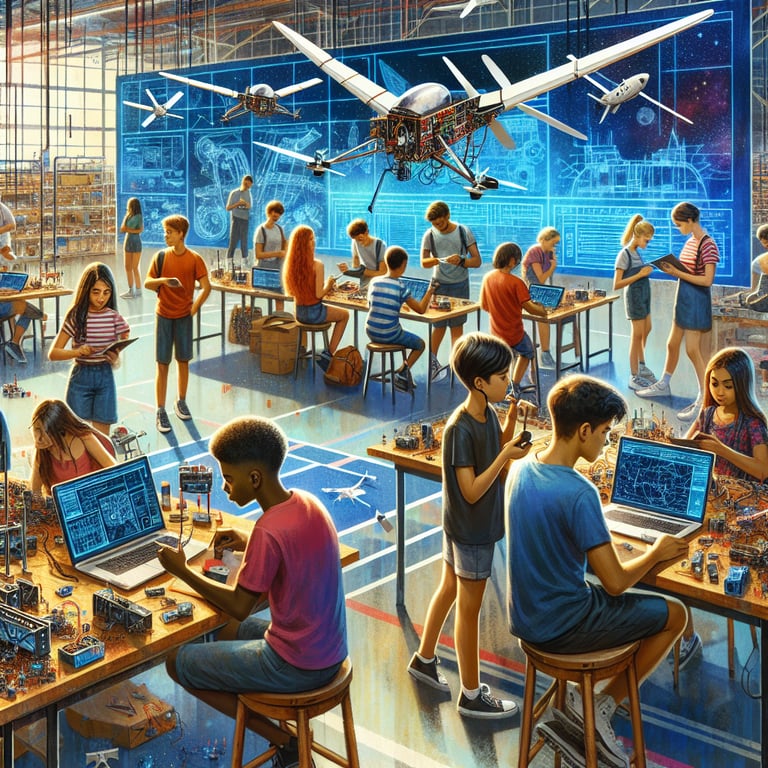 NASA Tech Takes Flight: Students Dive into Drones and Satellites at UL's GEOSERVICE Summer Workshop