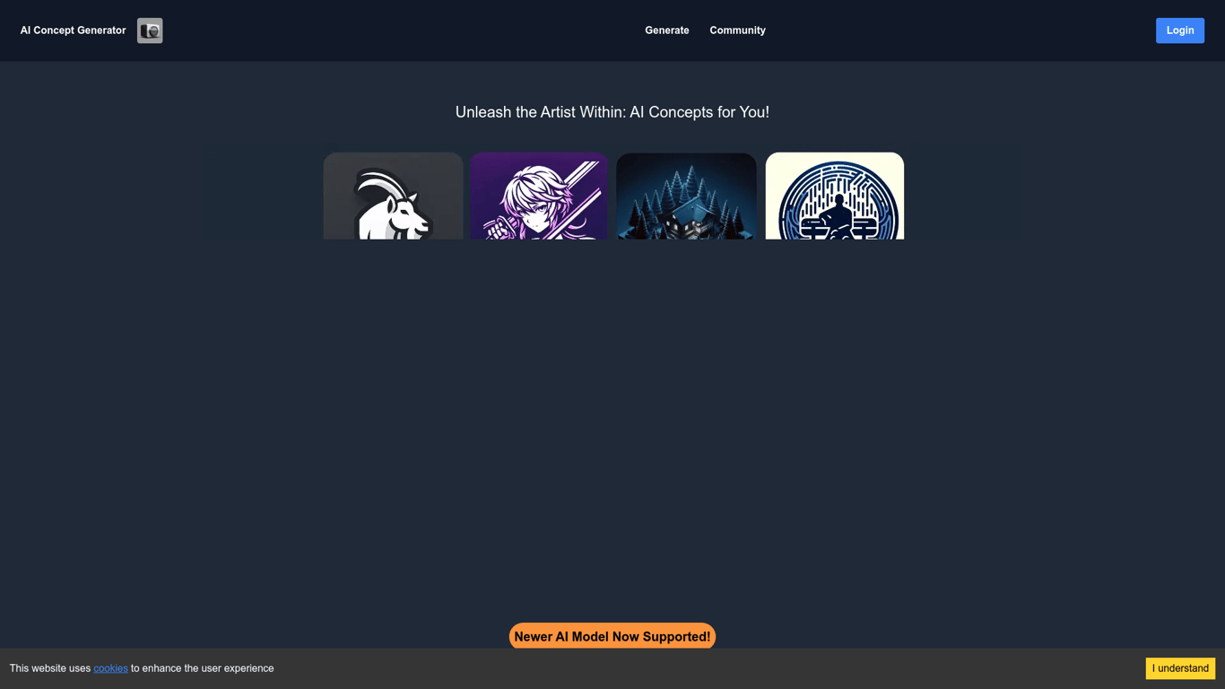 Thumbnail image for AI Concept Generator