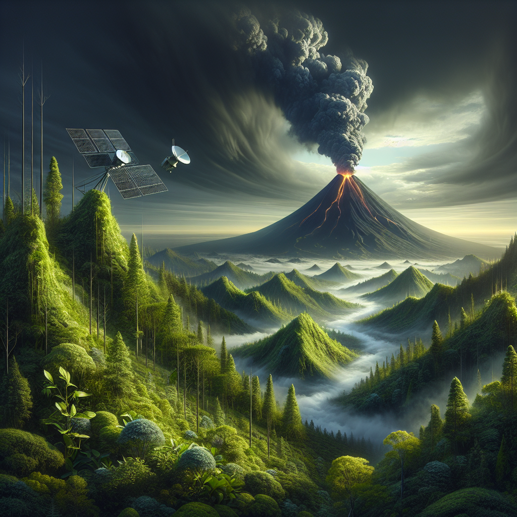 Volcanoes' Secret Signals: NASA Satellites Spot Greener Trees as Eruption Warning