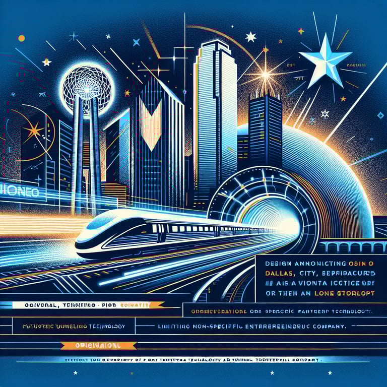 Dallas Named a Winner in Elon Musk's Boring Company Tunnel Vision Challenge!