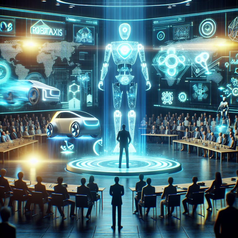 Elon Musk Unveils Bold Tesla Goals for 2024: Robotaxis, Robots & More