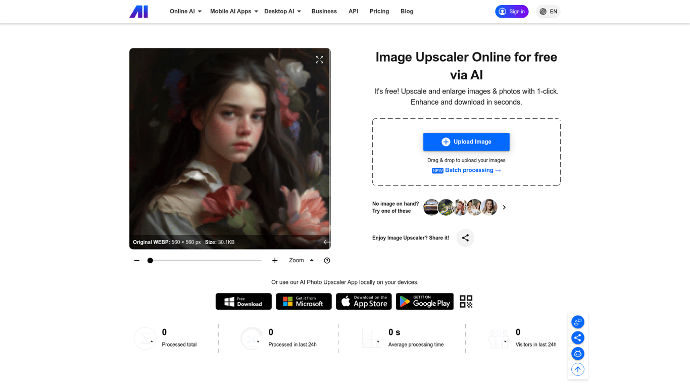 Nero Image Upscaler