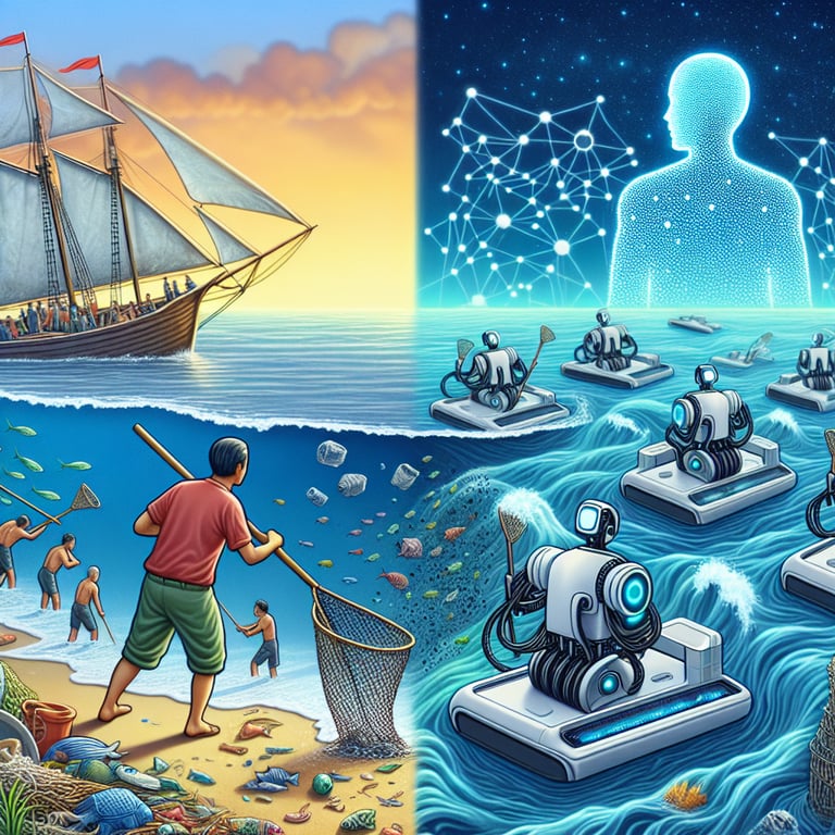 AI Algorithms Revolutionize Ocean Plastic Cleanup Efficiency