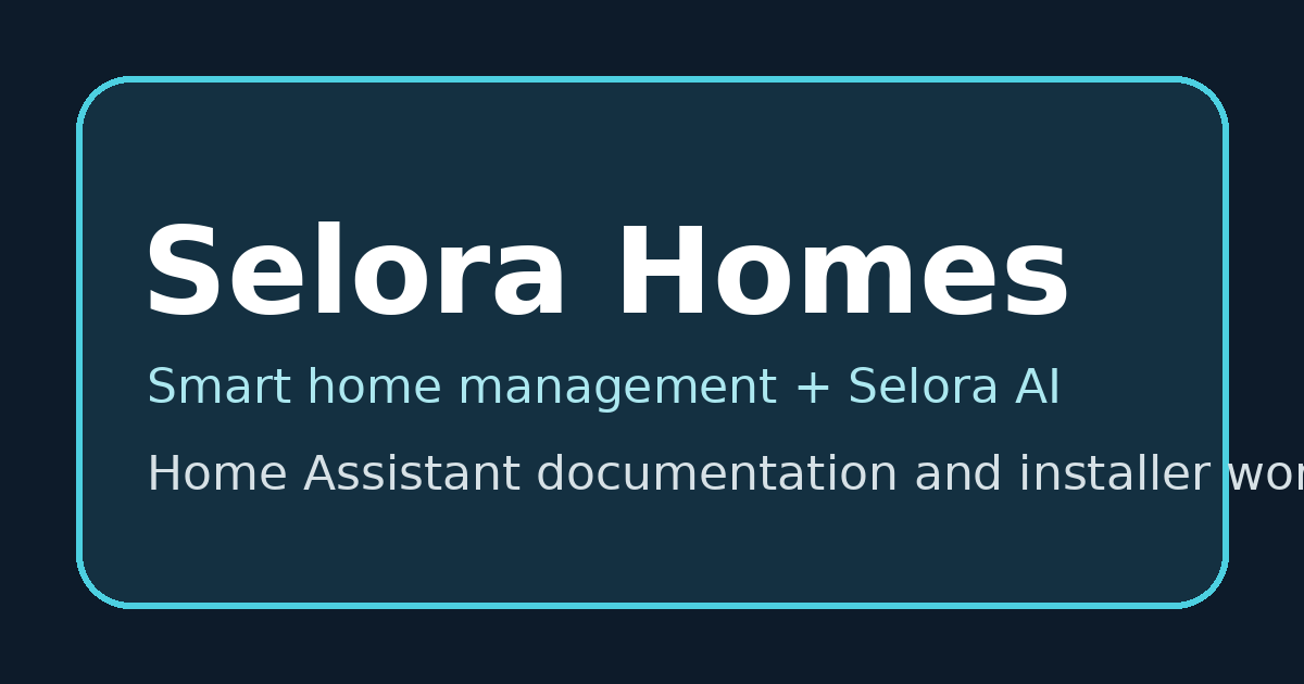 Selora Homes logo