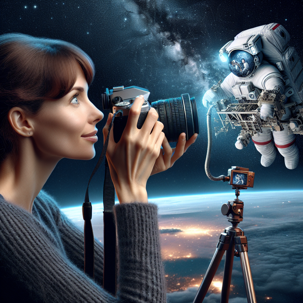 Amateur Astrophotographer Charline Giroud Captures Historic Spacewalk Moment!