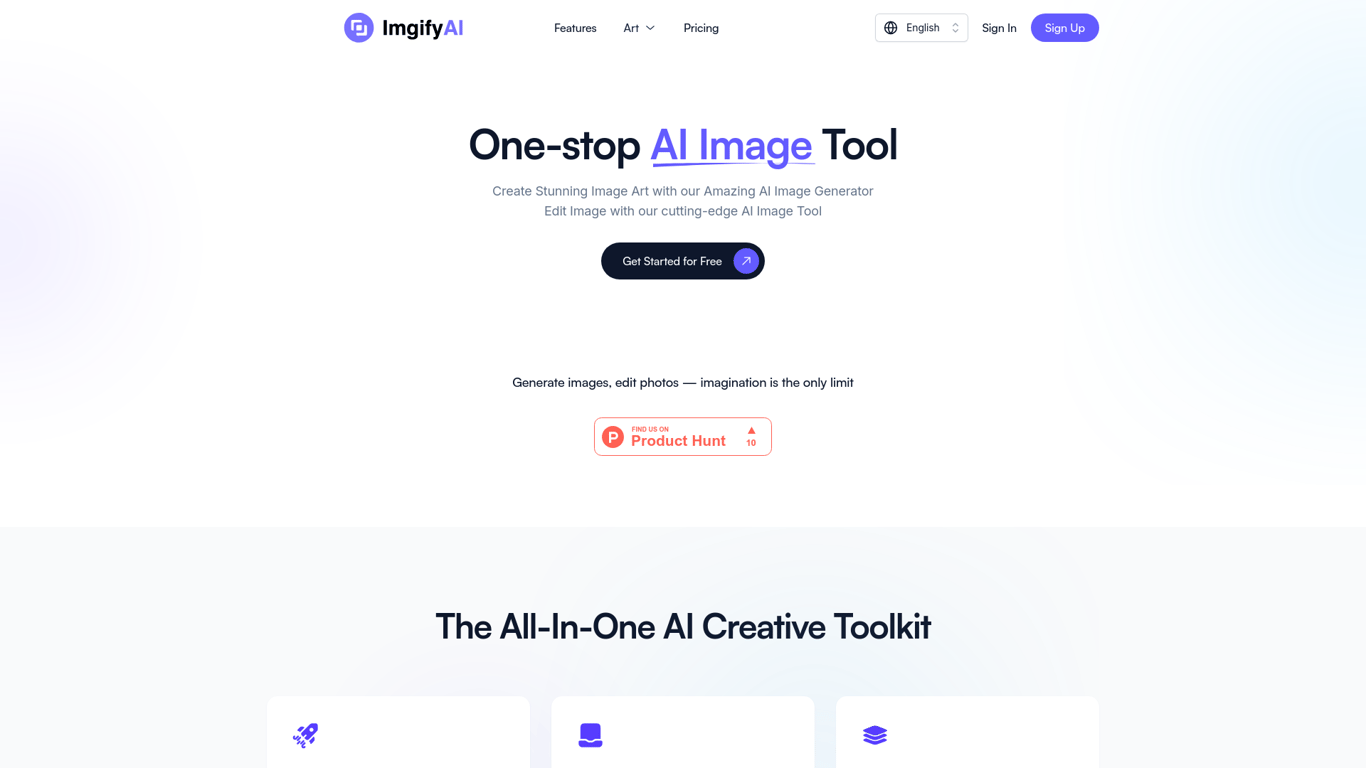 Thumbnail image for Imgifyai.com