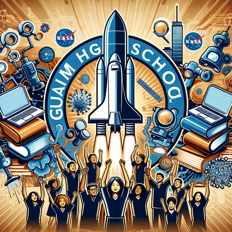 Guam High School Students Soar with NASA TechRise Victory!