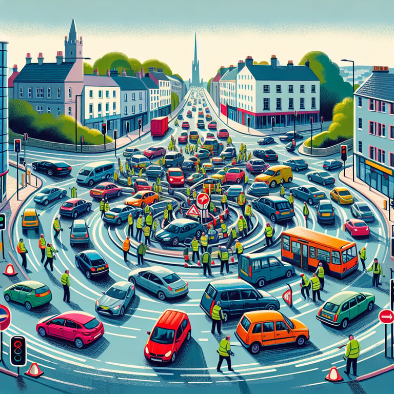 Traffic Chaos Averted: Ballindud Roundabout Incident Cleared in Waterford