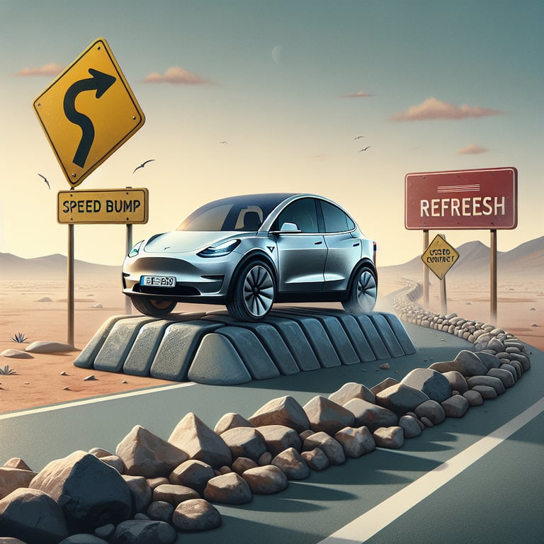 Tesla's Model Y Refresh Hits Speed Bump as New Model Faces Rocky Start