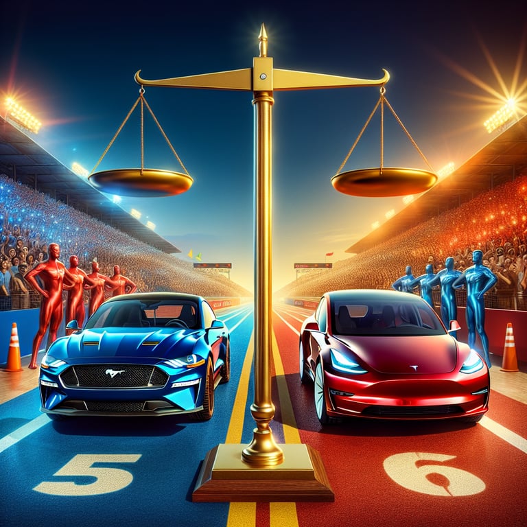Battle of the Electric SUVs: Ford Mustang Mach-E Takes on Tesla Model Y with Competitive Leases