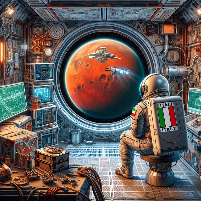 Italy Secures Front-Row Seat on SpaceX's First Commercial Mission to Mars!