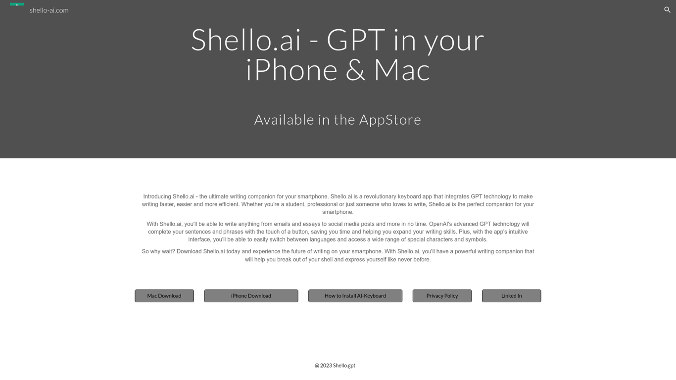 Thumbnail image for Shello AI
