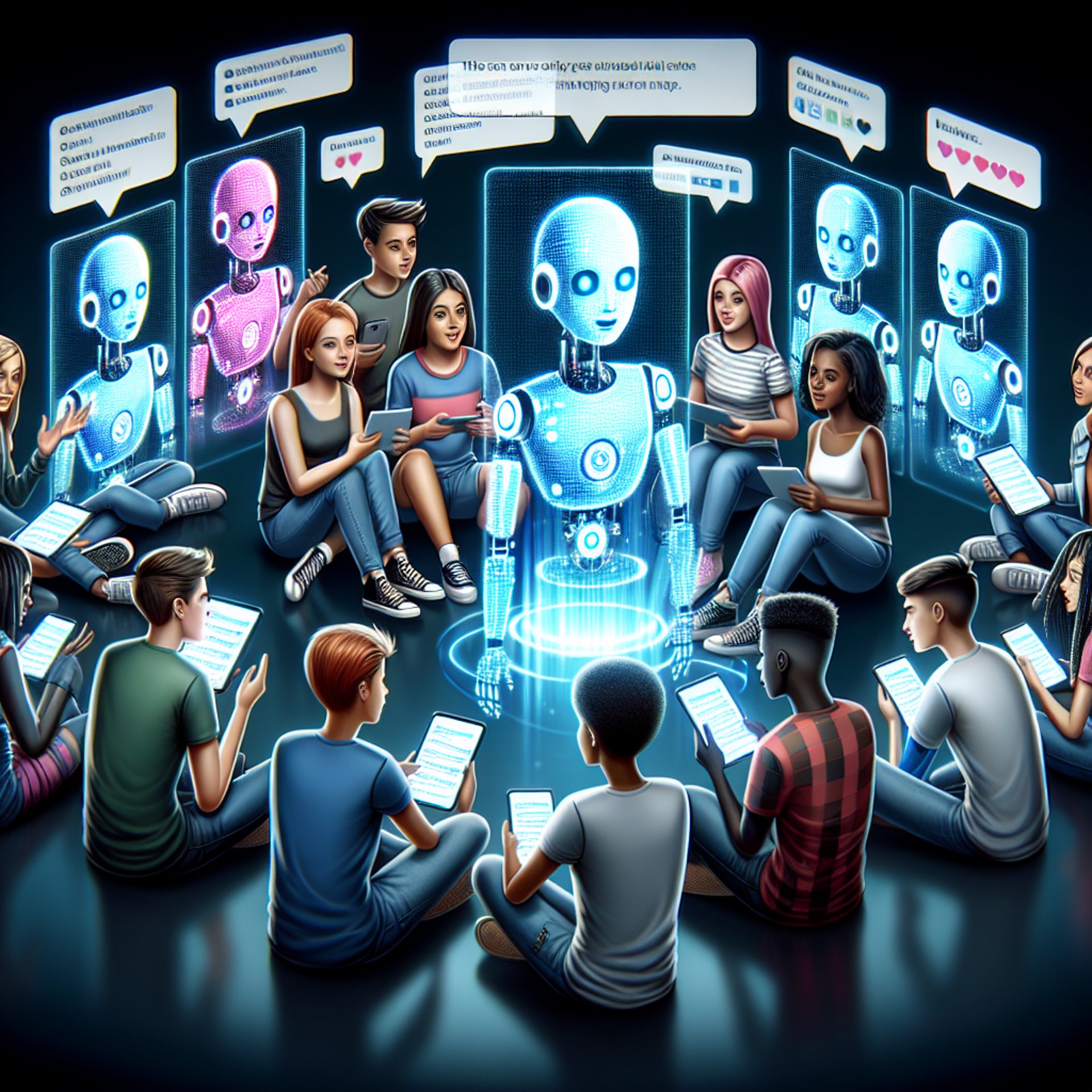 Role-Playing with AI: How Teens are Transforming Chatbots into Dramatic Friends