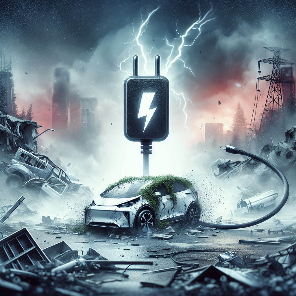 Tesla Charging Station Targeted in Mysterious Wake of Destruction