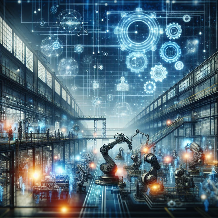 The Futuristic Fusion: AI Meets Manufacturing in an Industrial Revolution