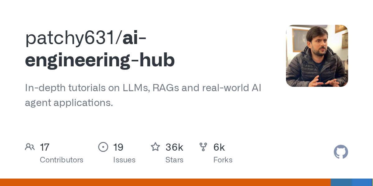 AI Engineering Hub: LLM, RAG, and Agent Tutorials
