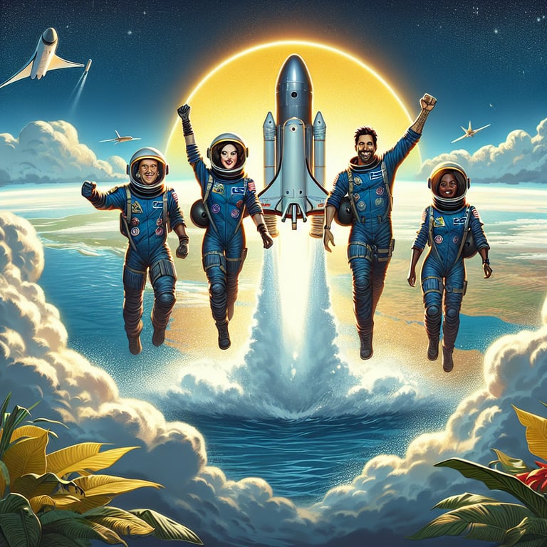 NASA's SpaceX Crew-10 Astronauts Return Home: Pacific Splashdown Marks New Era