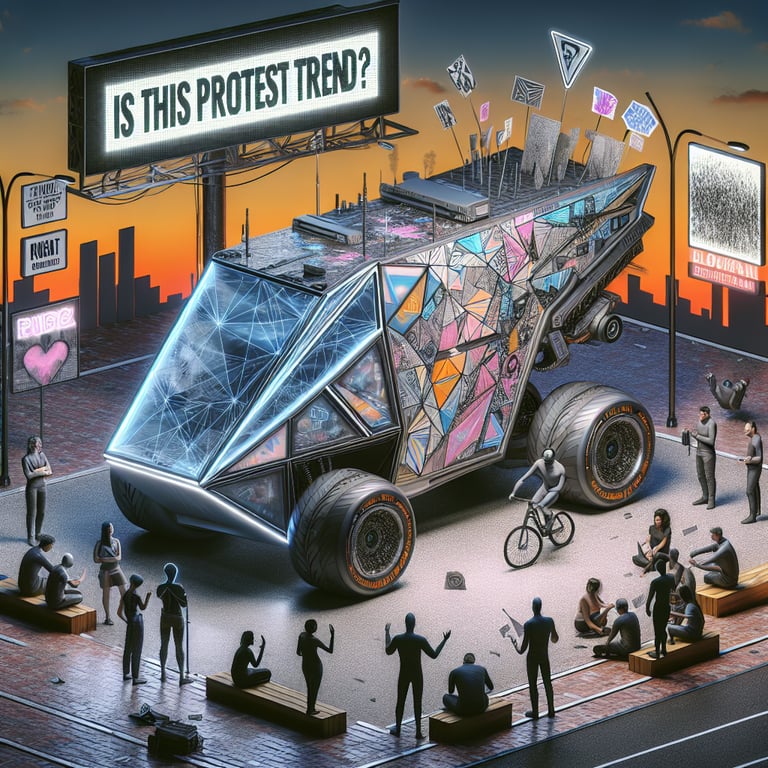 Tesla Cybertruck Vandalism Sparks Debate: Is This the New Protest Trend?