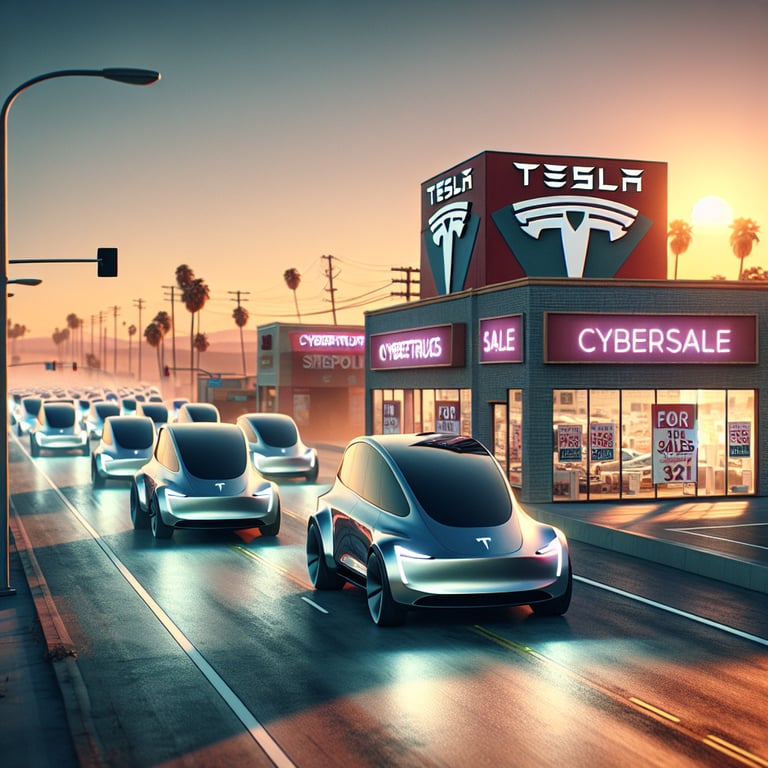 Tesla's California Conundrum: Cybertrucks Everywhere, But Sales Dive!