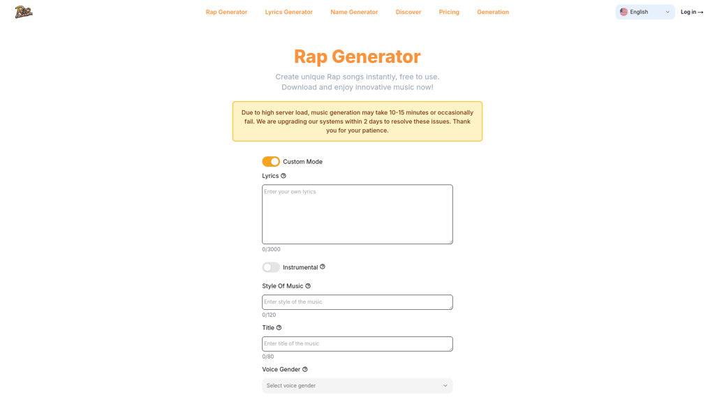 Thumbnail image for AIRapGenerator