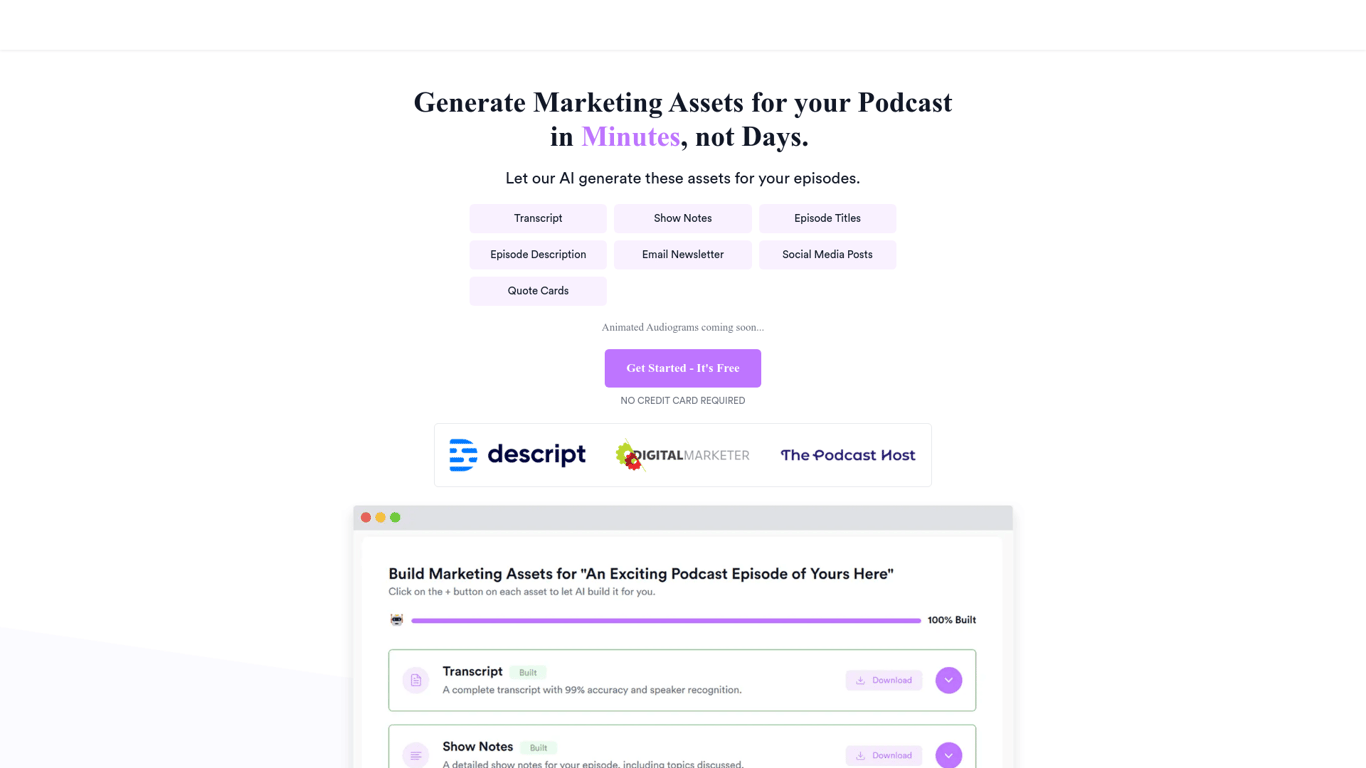 Podcast Marketing AI