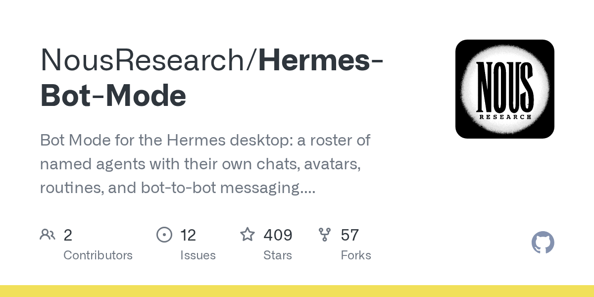 Hermes Bot Mode