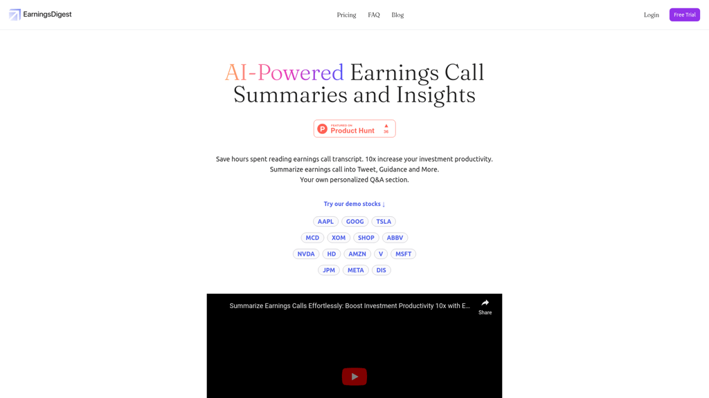 Thumbnail image for EarningsDigest