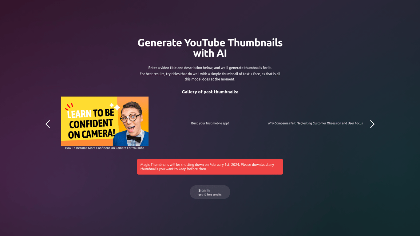 Magic Thumbnails