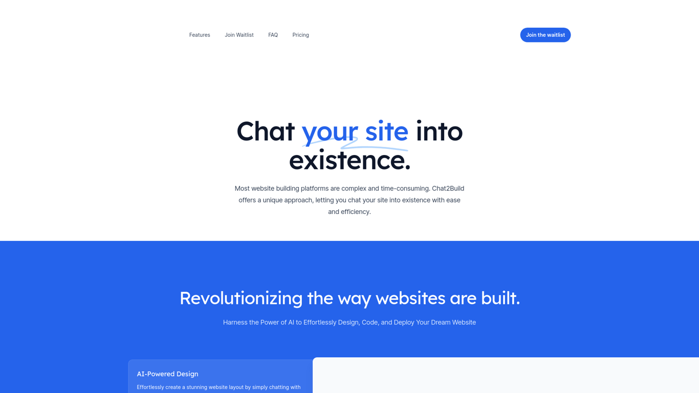 Chat2Build