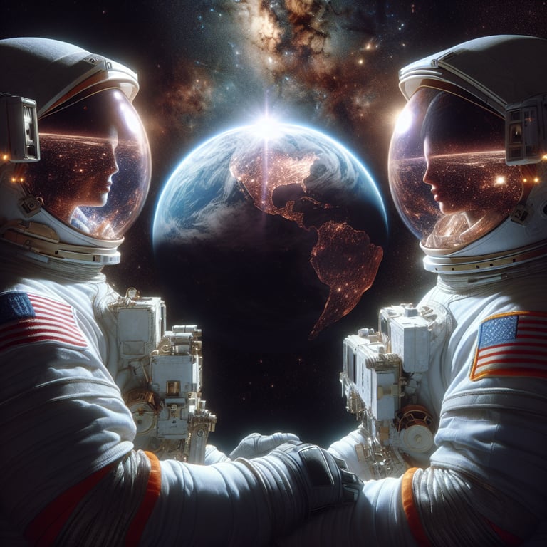 NASA Astronauts Anne McClain and Nichole Ayers Shine in Historic All-Woman Spacewalk