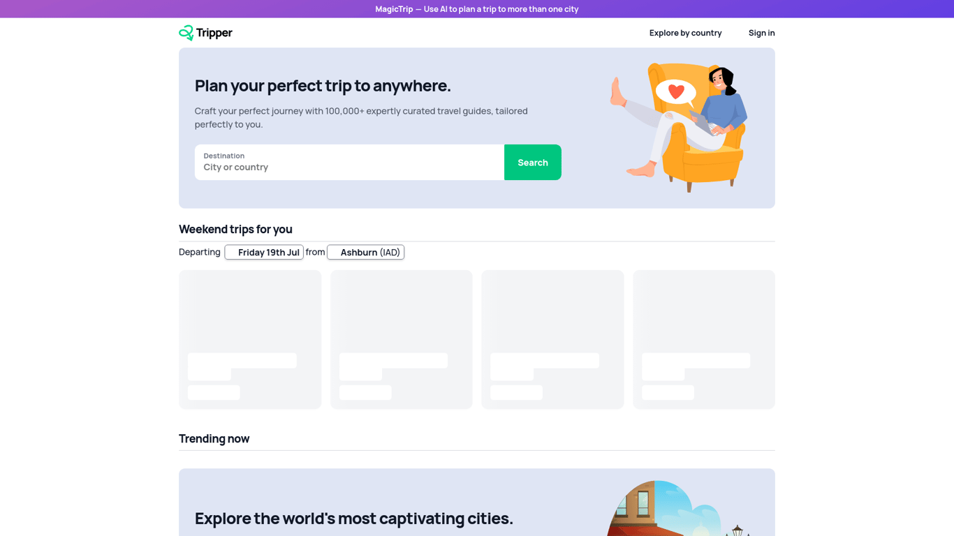 Thumbnail image for Tripper
