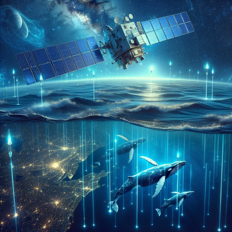NASA Satellites Surf the Waves to Help Save Endangered Whales
