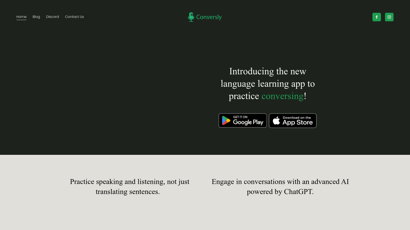 conversly