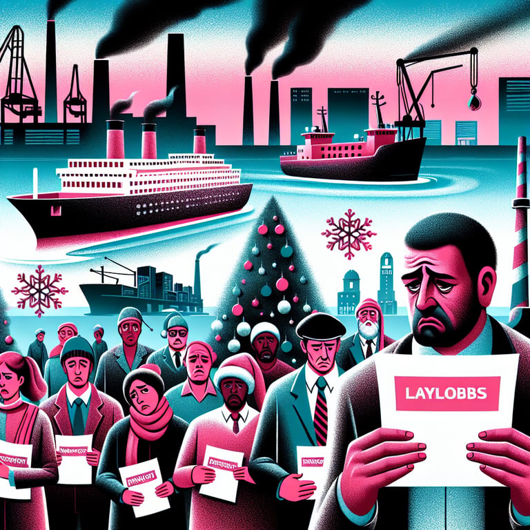Massive Layoffs Hit Transportation and Manufacturing Sectors as Holidays Approach