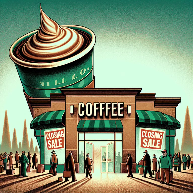 Starbucks' $1 Billion Brew-tiful Overhaul: 400 Stores Closing & 900 Layoffs