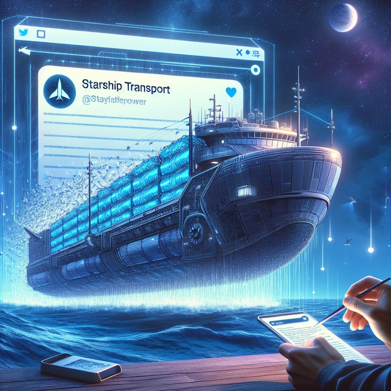 Elon Musk's Cryptic Tweet Decoded: A New 'SpaceX' Barge for Starship Transport