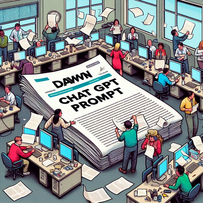 Oops! Dawn Newspaper Accidentally Publishes ChatGPT Prompt in Article Chaos