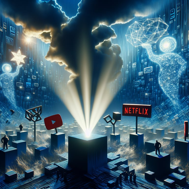 Streaming TV Takes the Spotlight: YouTube and Netflix Innovate Amidst AI Concerns