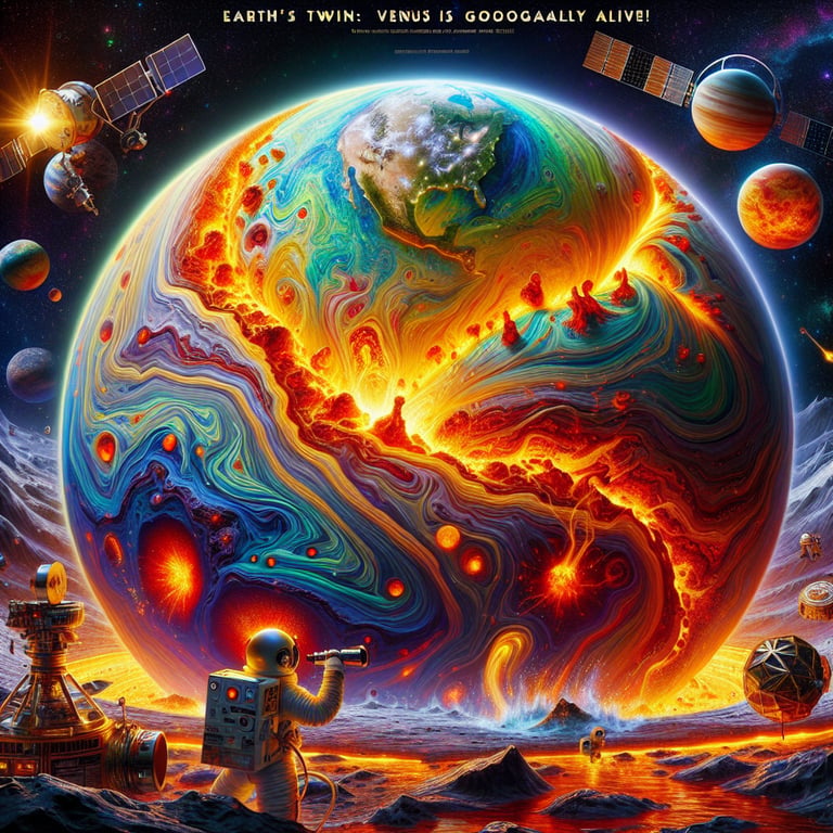 NASA Unveils Dynamic Secrets of 'Earth's Twin': Venus is Geologically Alive!